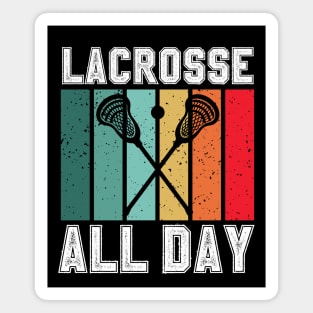 Lacrosse All Day Magnet